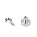 SuperMagneter Krok Magnet Ø 13 Mm Med Holdekraft 5 Kg   Magnetisk Knagg