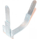 25 stk 12X8" KONSOLJ. GALV. 1/1" BØLSE galvanized