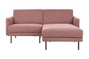 Deajna Hjørnesofa 2 seter   Rosa/Brun/Svart