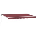  Innvendbar Markise Burgunder 350x200 cm Stoff