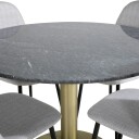 Venture Home Spisegruppe Venture Home Estelle med 4 Pobbie Stoler Polyester GR20450