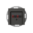 Schneider Electric WDE003915 Høyttaleruttak 76 x 62 x 76 mm Antrasittgrå Radio & audioutstyr