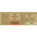 Solgar Vitamin D3 1000 IU 100 stk