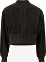 Gina Tricot Jakke Faux Suede Short Brun