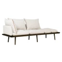 Umage Lounge Around 3 seters sofa Dark Oak/White Sands