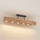 Lindby Malwin tre-taklampe, lang, 6 lyskilder GU10
