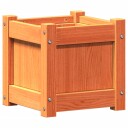 Hageplantekasse voksbrun 31x31x31 cm heltre furu