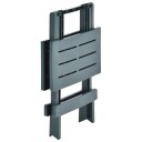 vidaXL Sammenleggbart hagebord grønn 45x43x50 cm plast