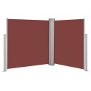 vidaXL Uttrekkbar sidemarkise 140x600 cm brun