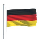 vidaXL Tysk flagg 90x150 cm