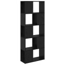  Underholdningssenter Svart 60 x 24 x 155 cm Konstruert tre