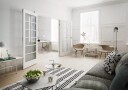 Swedoor Dørbl Compact Sp10 8x20 Hvit Gl