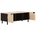  Kaffebord Hvit 100 x 54 x 40 cm Massiv mango tre