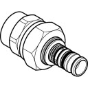 Geberit 26 mm x 3/4" Union med Muffe for Hydraulikk