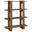 vidaXL Bokhylle/romdeler r?kt eik 100x30x123,5 cm