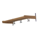 Oscarssons Möbel Meja Hattehylle 90 cm lakkert eik
