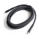 DACOTA PLATINUM USB-C (USB3.2) 20 GBPS 240 W KABEL 3 M, SVART