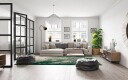 Wilton teppe   Tamalous beige/grønn Størrelse: 200 x 280 cm
