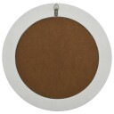 vidaXL Veggspeil barokkstil 50 cm hvit