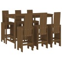  Hagebarsett 7 deler honningbrun heltre furu 3157784
