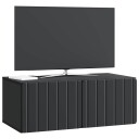  Vegghengt TV skap Svart 78,5 x 41 x 30 cm Konstruert tre