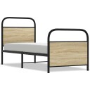  Sengeramme uten madrass sonoma eik 75x190 cm konstruert tre 8721158563606
