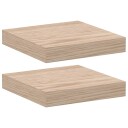  Flytende hyller 2 stk 23x23,5x4 cm konstruert tre 8721158392916