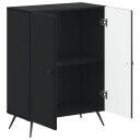 vidaXL Baderom Oppbevaringsskap BREDA Svart 59,5 x 31 x 80 cm