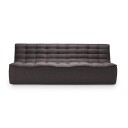 Ethnicraft N701 3 seters sofa Dark Grey