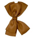 Bow"s by Stær Dåbsbånd Satin m. Dobbelt Sløjfe Golden Brown