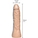 Doc Johnson Vac-U-Lock Dong Dildo 18 cm     - Beige