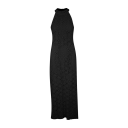 Frida Dress Black XS Halter-neck crochet dress