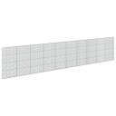 vidaXL Gabion med 3,5 mm tråd og 5x10 cm mesh 1000x10x200 cm