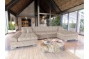 Dewitt Sofa Dobbeldivan 4 seter   Flerfarget/Beige