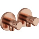 Damixa Stopventil 1/2 X 3/8" Nippel 2 Stk. Borstet Kobber Brushed Copper