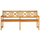  Hagesofa 180 x 56 x 90 cm i solid akasiatre