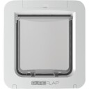 Kattedør Sureflap Mikrochip XL - Hvit