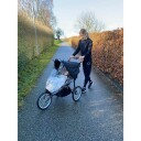 BabyTrold TRILLE Regnjogger med åpning øverst, Sort