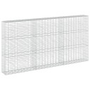 vidaXL Gabion med 3,5 mm tråd og 5x10 cm mesh 300x30x150 cm