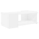  Kaffebord Hvit 90 x 50 x 33 cm Konstruert tre