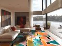 Wilton teppe   Salome oransje/multi Størrelse: 160 x 230 cm