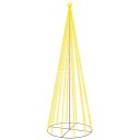 vidaXL Juletre kjegleformet varmhvit 732 lysdioder 160x500 cm