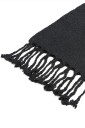 Vila - Skjerf Vijanis New Knit Scarf/Pb/Ef - Svart
