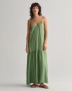 Maxikjole med tynne stropper DUSTY GREEN 40