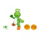 Nintendo Super Mario figur 10 cm med tilbehør Yoshi med grønt egg