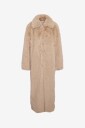 Noisy May Frakk av juksepels nmEvie Fur X long Coat Grå