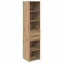  Høyskap med skuff Artisan Eik 40 x 42,5 x 185 cm Konstruert tre