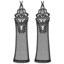 Obsessive Luiza Votter Mesh Hansker One-Size     - Svart - One Size Queen