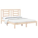 vidaXL Sengeramme heltre furu 150x200 cm 5FT King Size
