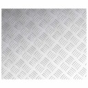  Sjekkplater 4 pcs sølv 60 x 50 cm Aluminium